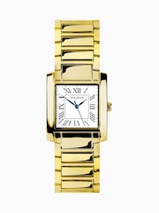 Sekonda Montreal Mens 30mm Analogue Watch With Gold Case And Alloy Bracelet With White Dial - Image 3 of 6