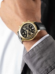 Sekonda Mens Archer 40mm Analogue Watch With Silver Case And Leather Strap With Dial - Image 1 of 6