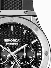 Sekonda Mens Sports 42mm Titan Watch in Silicone Strap Dial - Image 3 of 6