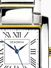 Sekonda Mens Silver Tone Montreal 30mm Analogue Watch With Two Case And Alloy Bracelet With Dial - Image 6 of 6