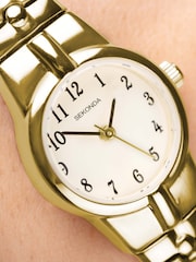 Sekonda Newton Womens 19mm Analogue Watch With Silver Case And Stainless Steel Expanding Bracelet With Black Dial - Image 5 of 6