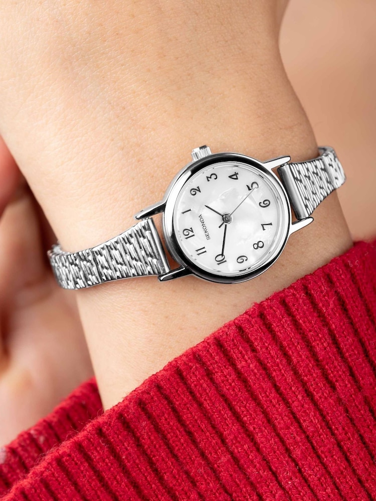 Sekonda Connolly Womens 23mm Analogue Watch With Case And Stainless Steel Expanding Bracelet With White Dial - Image 1 of 6