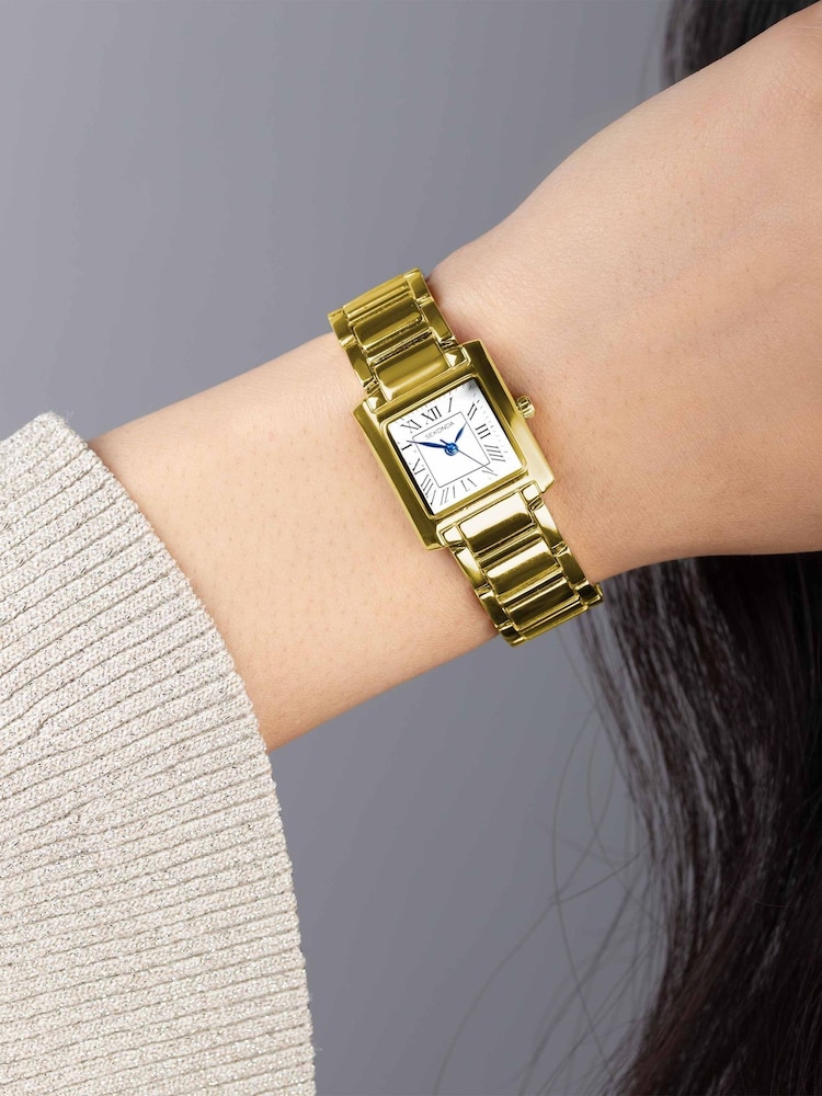 Sekonda Womens Montreal 21mm Analogue Watch With Case And Alloy Bracelet With White Dial - Image 1 of 6