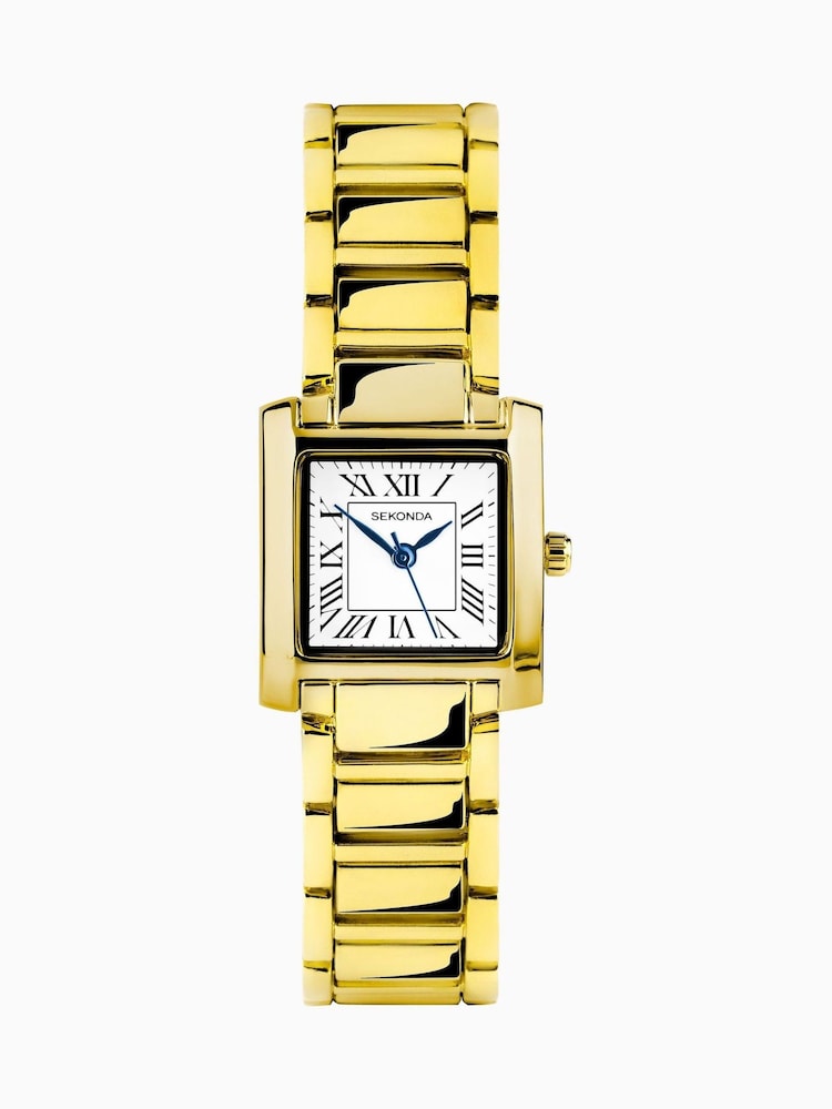 Sekonda Womens Montreal 21mm Analogue Watch With Case And Alloy Bracelet With White Dial - Image 2 of 6