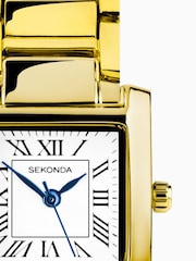Sekonda Womens Montreal 21mm Analogue Watch With Case And Alloy Bracelet With White Dial - Image 3 of 6