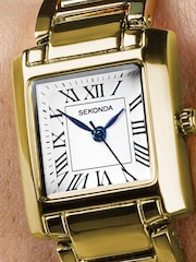 Sekonda Womens Montreal 21mm Analogue Watch With Case And Alloy Bracelet With White Dial - Image 6 of 6