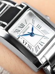 Sekonda Womens Montreal 21mm Analogue Watch With Case And Alloy Bracelet With White Dial - Image 5 of 6