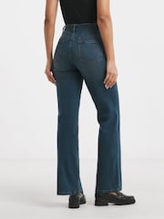Simply Be Mid Blue Petite 24/7 Straight Leg Jeans - Image 2 of 4
