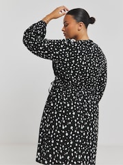 Simply Be Black Collared Midaxi Dress - Image 2 of 5