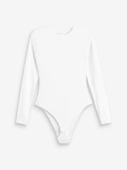 Simply Be White Magisculpt Smoothing Long Sleeve Bodysuit 2 Pack - Image 6 of 7