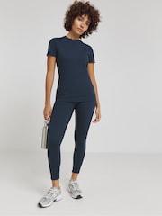 Simply Be Blue Active Full Length Leggings - Image 1 of 4