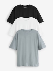 Simply Be Black Boyfriend T-Shirts 3 Pack - Image 5 of 8
