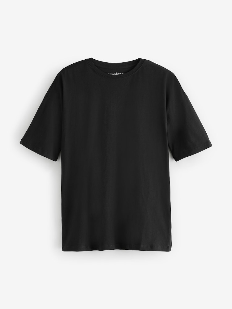Simply Be Black Boyfriend T-Shirts 3 Pack - Image 8 of 8