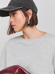 Simply Be Black/ Khaki/ Grey Ribbed Tops 3 Pack - Image 4 of 4