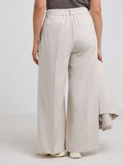 Simply Be Deep Pleated Wide Leg Trousers - Imagen 2 de 4