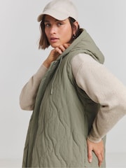 Simply Be Green Double Onion Quilt Jacket - Image 4 of 4