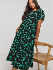 Simply Be Superweiches Midikleid mit Tasche - Bild 1 von 4