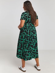 Simply Be Superweiches Midikleid mit Tasche - Bild 2 von 4