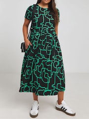 Simply Be Superweiches Midikleid mit Tasche - Bild 3 von 4
