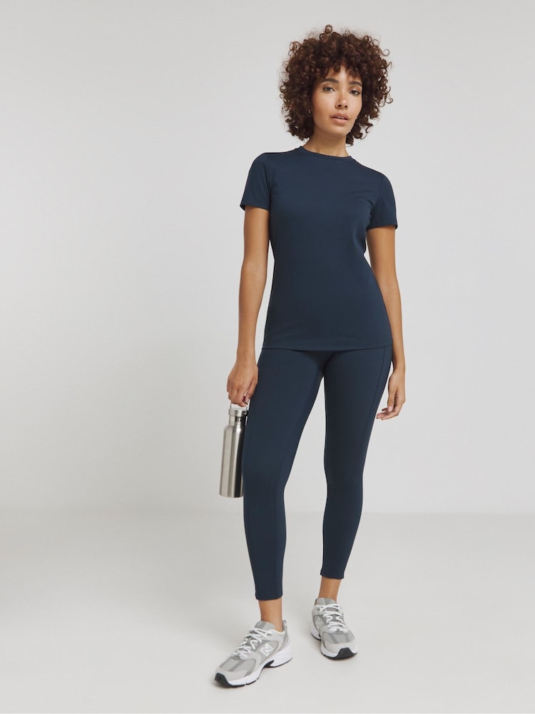 Simply Be Short Sleeve Active T-Shirt - Image 3 of 4