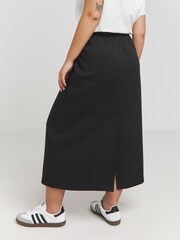 Simply Be Black Tailored Maxi Skirt - Image 2 of 4