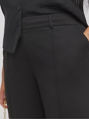 Simply Be Black Jersey Tailored Wide Leg Trousers - Image 4 of 4