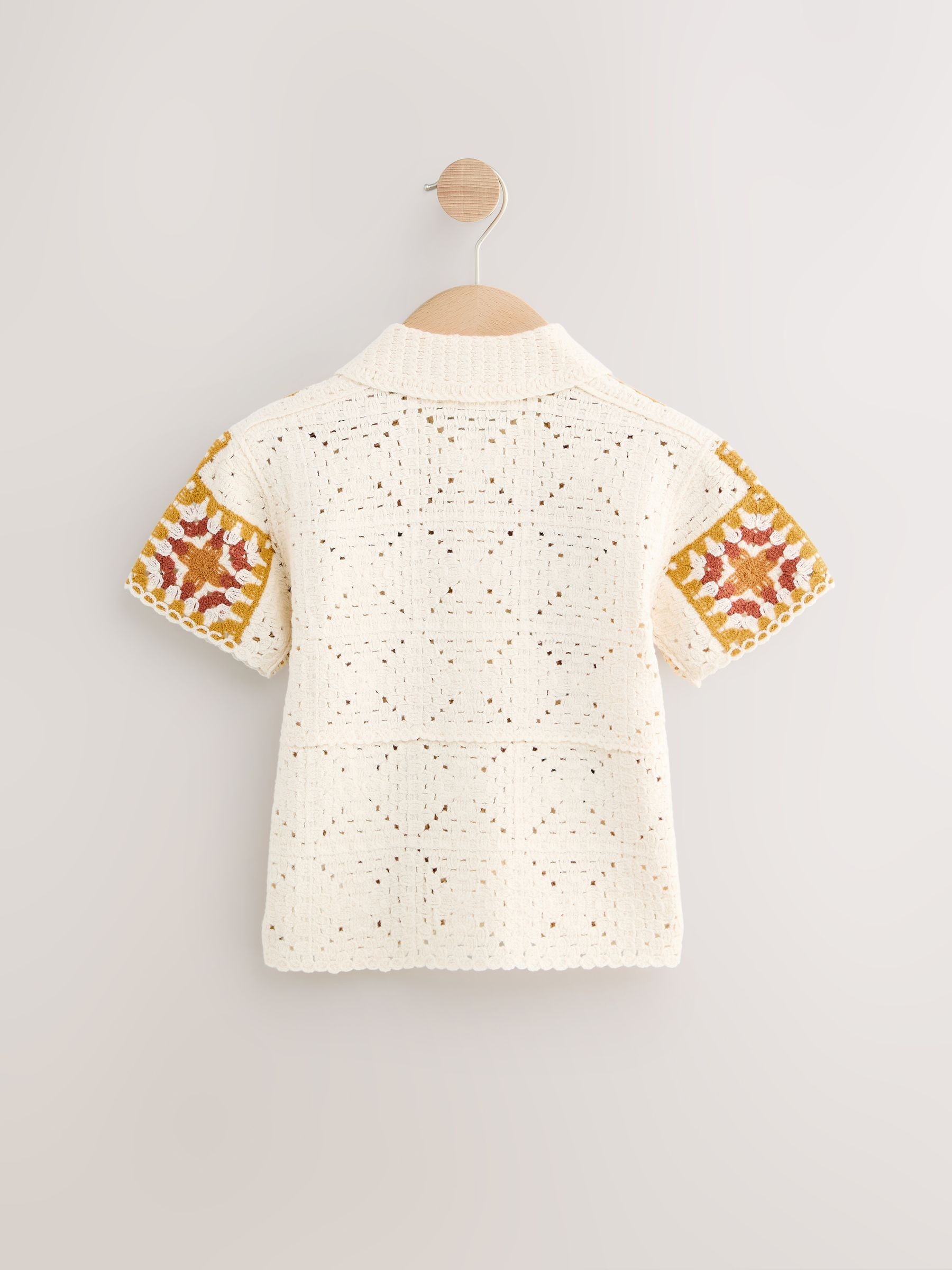 【2plan】Kato Crochet Collar T-Shirt 2plan】Kato Crochet Collar T-Shirt Kato Crochet Collar T