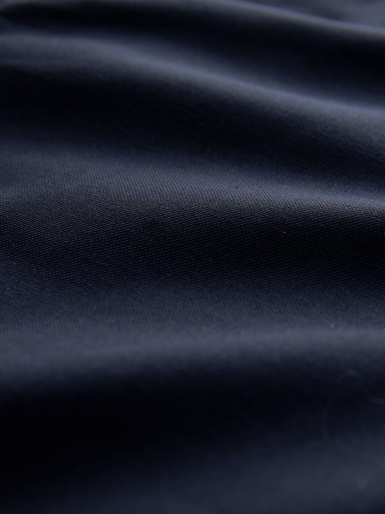 Navy Blue Stretch Oxford Long Sleeve Shirt - Image 9 of 9