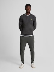 Lyle & Scott Grey Skinny 100% Cotton Joggers - Image 1 of 5