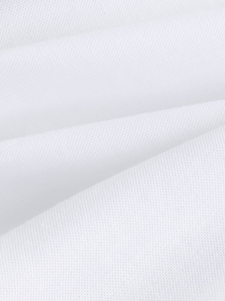 White Stretch Oxford Long Sleeve Shirt - Image 8 of 8