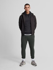 Lyle & Scott Grey Tonal Eagle Skinny 100% Cotton Sweatpants - Image 1 of 5