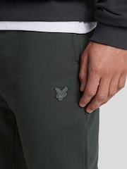 Lyle & Scott Grey Tonal Eagle Skinny 100% Cotton Sweatpants - Image 3 of 5