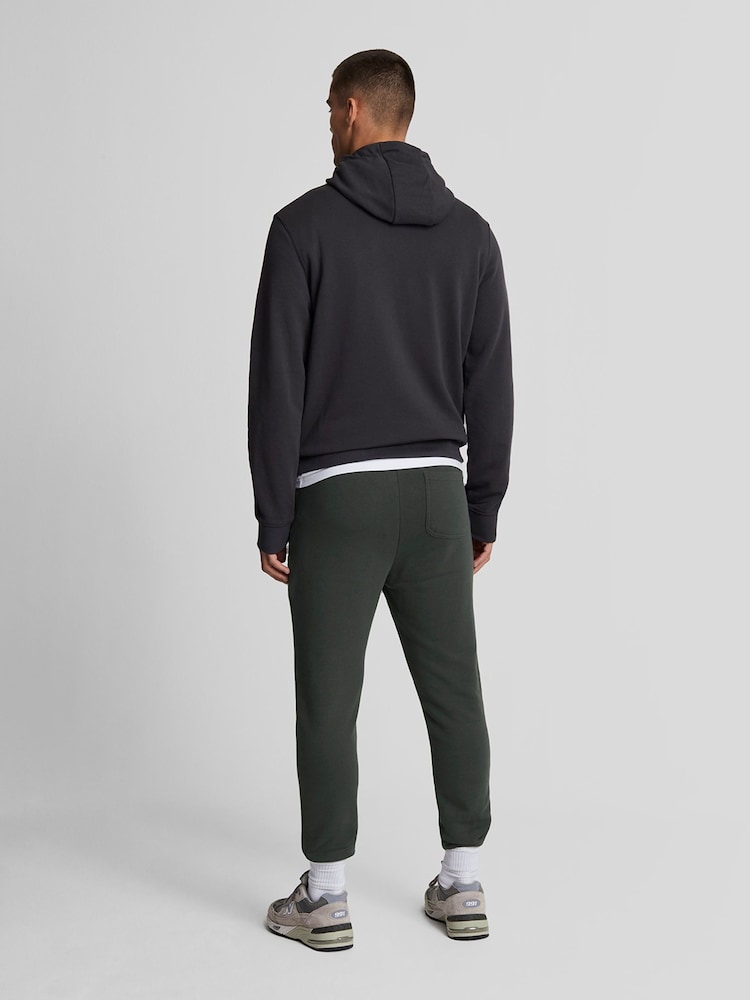 Lyle & Scott Grey Tonal Eagle Skinny 100% Cotton Sweatpants - Image 4 of 5