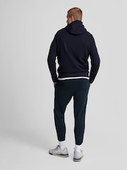Lyle & Scott Blue Tonal Eagle Skinny 100% Cotton Sweatpants - Image 3 of 5