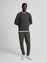Lyle & Scott Grey Pintuck Interlock Joggers - Image 1 of 1