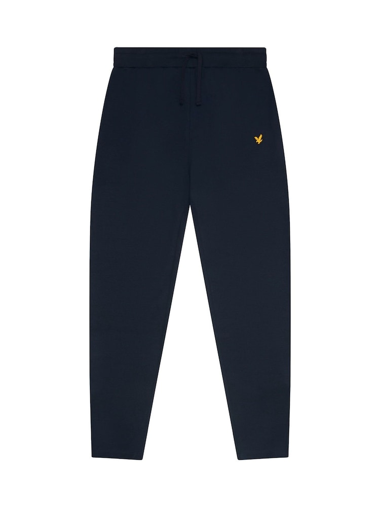 Lyle & Scott Blue 100% Cotton Tracksuit Bottoms - Image 5 of 5