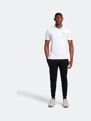 Lyle & Scott Black Skinny 100% Cotton Joggers - Image 1 of 8