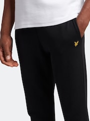 Lyle & Scott Black Skinny 100% Cotton Joggers - Image 7 of 8