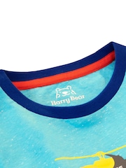 Harry Bear Blue Here To Help Rescue Cars T-Shirt - Image 2 of 3