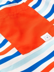 Harry Bear Blue Stripe Swim Shorts With Back Pocket - Image 3 of 3