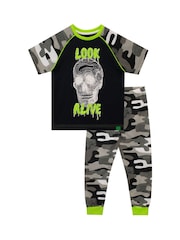 Harry Bear Grey Look Alive Camo Skull Pyjamas - Image 1 of 5