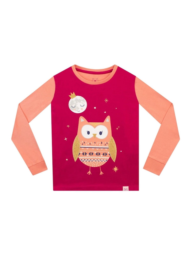 Harry Bear Red Glitter Owl Nightime Pyjamas - Image 2 of 3