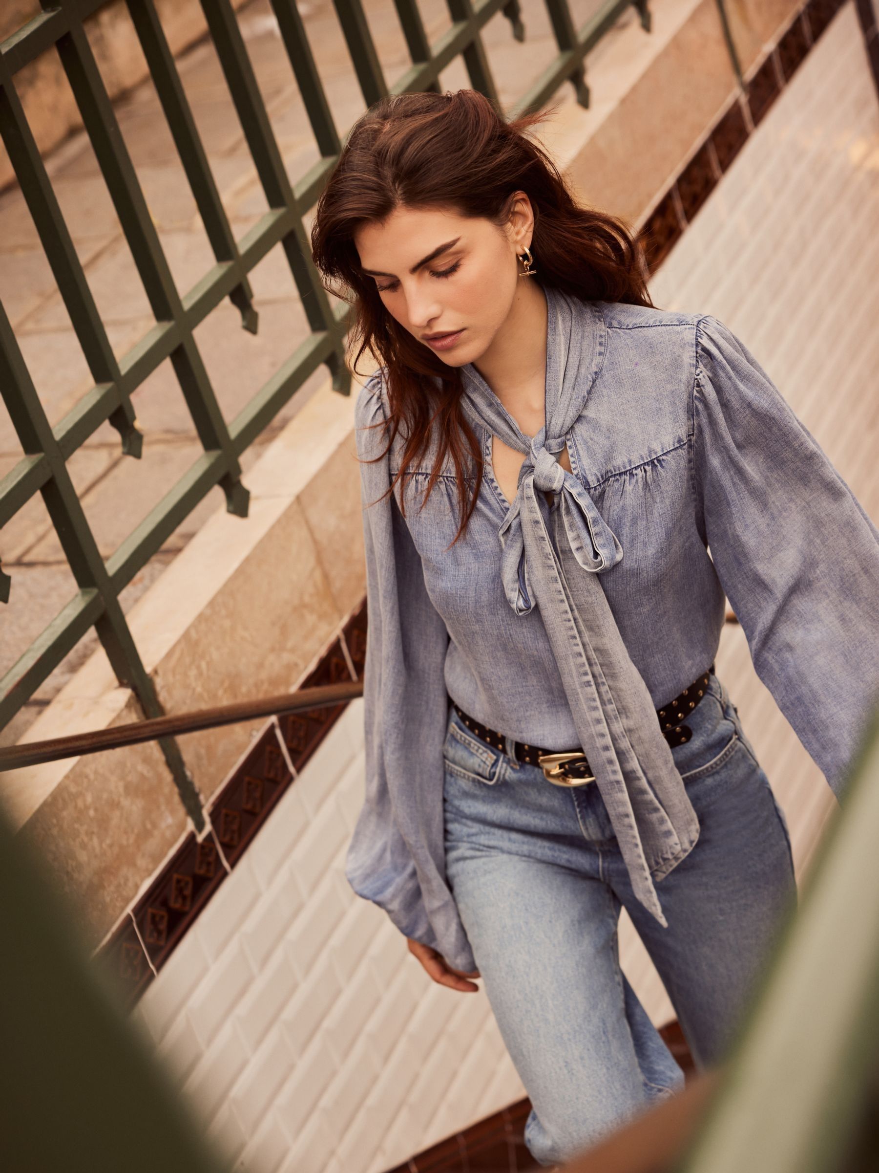 mint velvet star blouse