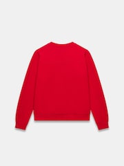 Mint Velvet Red Slogan Sweatshirt - Image 4 of 4