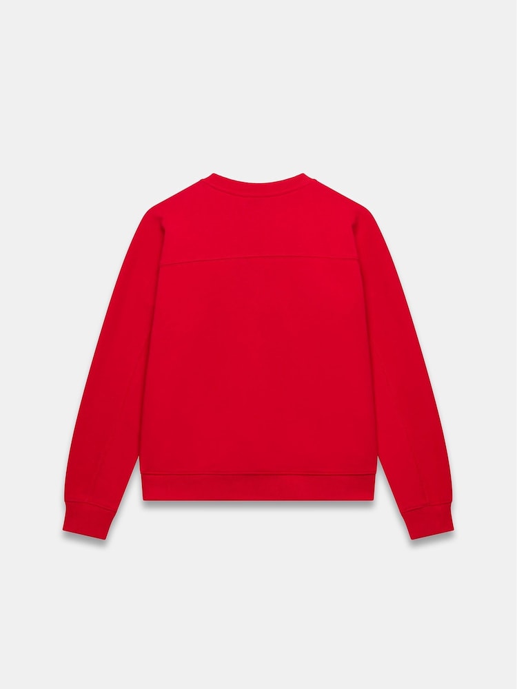 Mint Velvet Red Slogan Sweatshirt - Image 4 of 4