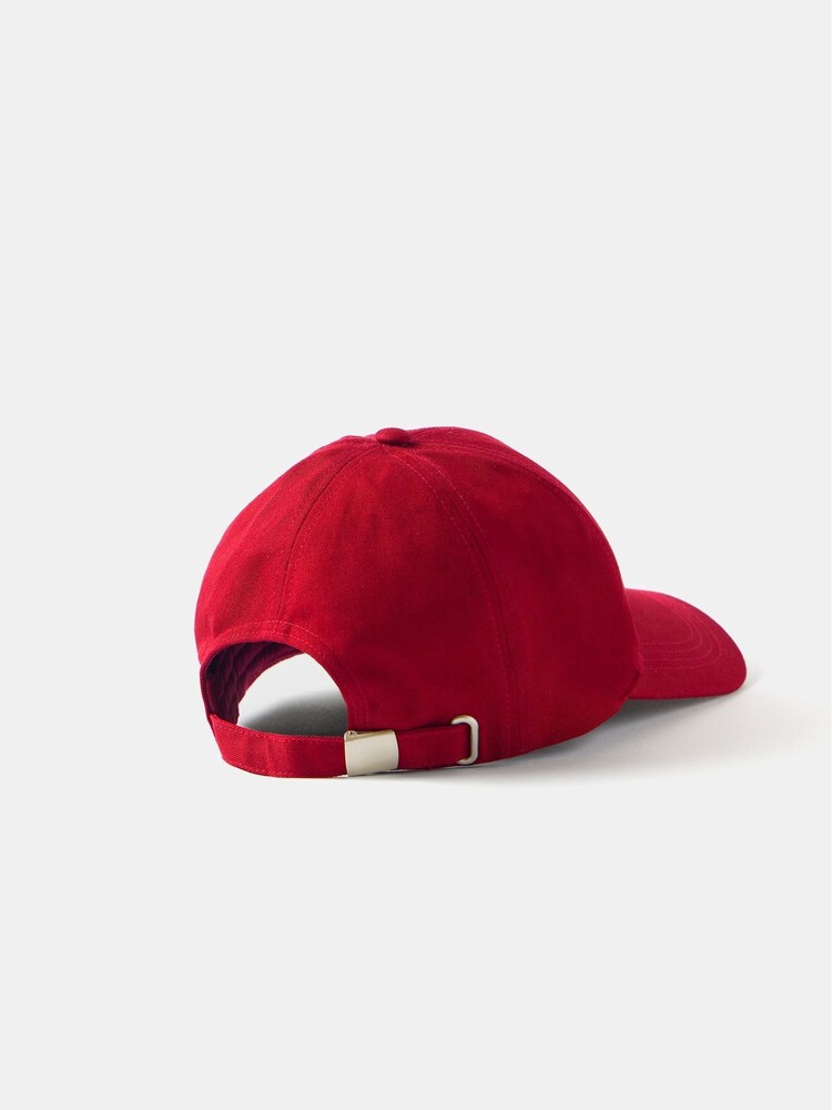Mint Velvet Red Los Angeles Slogan 100% Cotton Cap - Image 2 of 2 Mint Velvet Red Los Angeles Slogan 100% Cotton Cap - Image 2 of 2