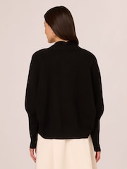 Adrianna Papell Short Cocoon Cardigan With Long Sleeves And Ribbed Cuffs - Image 2 of 7