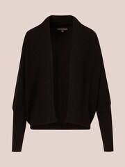 Adrianna Papell Short Cocoon Cardigan With Long Sleeves And Ribbed Cuffs - Image 6 of 7