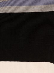 Adrianna Papell Dropped Shoulder Boat Neck Colour Blocked Long Sleeve Sweater - Image 7 of 7
