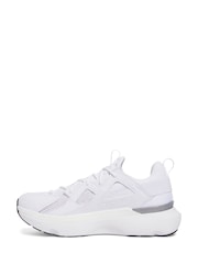 Under Armour White/Silver Infinite MVMNT Trainers - Image 2 of 5